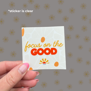 Focus on the Good Sticker – Uplifting & Stylish Vinyl Decal Focus on the Good Sticker – Uplifting & Stylish Vinyl Decal