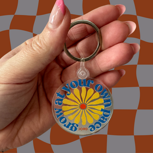 Grow at Your Own Pace Keychain – Empowering & Stylish Reminder Grow at Your Own Pace Keychain – Empowering & Stylish Reminder