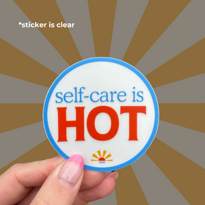 Self Care Is Hot Sticker – Stylish & Empowering Vinyl Decal Self Care Is Hot Sticker – Stylish & Empowering Vinyl Decal